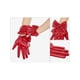 thumbnail image 3 of GUANTES DE CUERO FALSO PARA MUJERES INSPIRE CHIC, GUANTE GÓTICO PUNK DE LONGITUD HASTA LA MUÑECA CON LAZO CON REMACHES, TALLA ÚNICA, DEDO COMPLETO, ROJO, 3 of 6