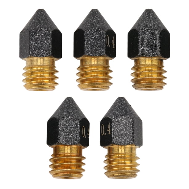 Boquilla de extremo caliente de 04mm de cabezal extrusor de latón y revestimiento de PTFE para impresora 3D de filamento de 175mm boquilla Hotend boquilla extrusora de 04mm ANGGREK Otros