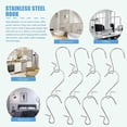 thumbnail image 3 of 100pcs Stainless Steel Heavy Duty S Hooks S Shaped Hooks Metal S Hooks for Kitchen, 3 of 4
