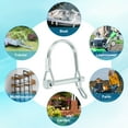 thumbnail image 7 of Uxcell Shaft Locking Pin W Ear Safety Coupler Pin Pto Pin Round Arch Wire Retainer 5/16x2-3/8" 4, 7 of 7