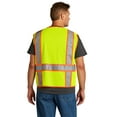 thumbnail image 2 of CornerStone ANSI 107 Class 2 Mesh Zippered Two-Tone Vest. CSV103, 2 of 4