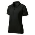 thumbnail image 5 of Yellow Rooster Women's Dri-Mesh Pro Female Polo T-Shirts Black XS, 5 of 6