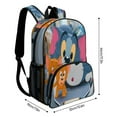 thumbnail image 2 of Tom And Jerry Backpack Bookbag Casual Daypack Travel Backpacks for Work Hiking Camping, 2 of 8