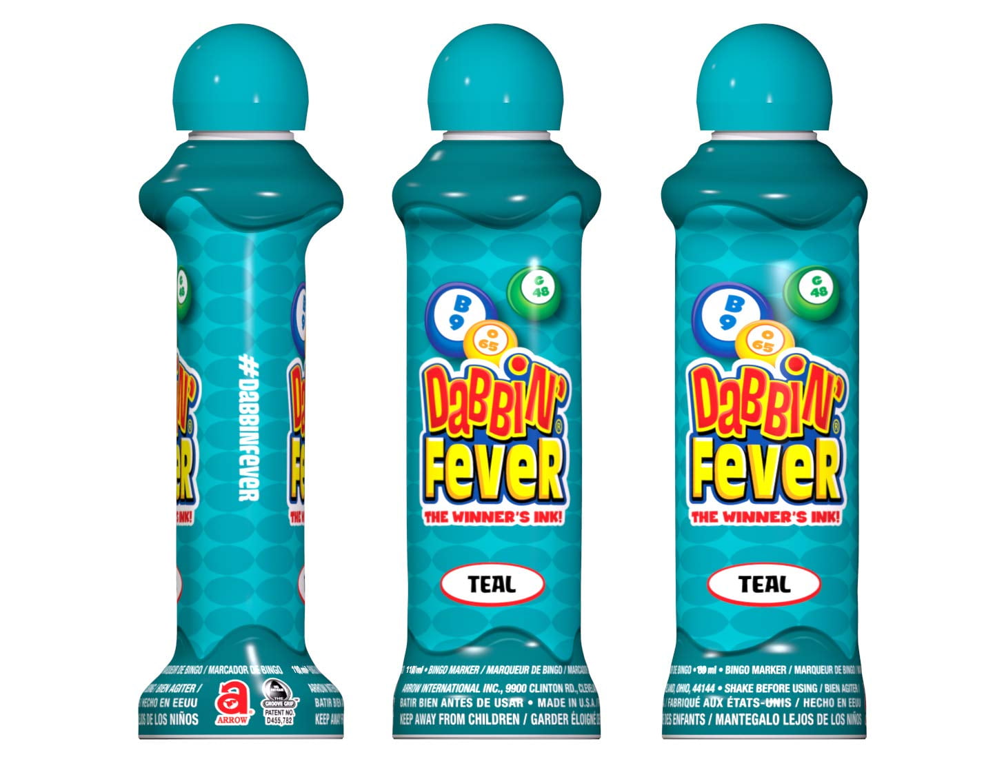 Dabbin Fever One Dozen 4oz Bingo Dauber (Teal)