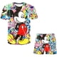 thumbnail image 1 of Baby Mickey Mouse Sets Girls Fashion Disney Suits Summer Short Sleeves Tops Tees + Short Pants 2pcs/Outfits Clothing 1-14 Years9T Gao Jinjia LED, 1 of 2