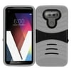 For LG V20 Hard Gel Rubber KICKSTAND Case Phone Cover Accessory +Screen Guard