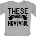 thumbnail image 4 of Inktastic Thanksgiving These Rolls Are Homemade Boys or Girls Long Sleeve Baby Bodysuit, 4 of 5