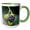 Green/White, variant on 3drose, Washington State. Himalayan Blackberry Berries., 11oz Mug