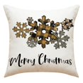 thumbnail image 1 of Outdoor Christmas Decorations Christmas Print PillowCase Linen Sofa Cushion Cover Home Decor Cushion Cover Family Pillowcase Christmas Decorations on Clearance, 1 of 2