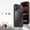 Black, variant on Metal Shockproof Bumper Frame for iPhone 17 Pro Max, Magnetic PC Protective Frame with Speaker Dust Cover, Snap Buckle Switch and Fine Hole Camera Protective Ring, Orange