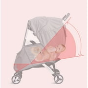Sunveno Windproof Waterproof All-Weather Stroller Sun Shade, Gray