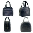 thumbnail image 6 of Mziart Cute Lunch Bag for Women, Insulated Lunch Box Tote Bag Reusable PU Leather Bento Cooler Bag for Work Office Picnic Travel (Black), 6 of 7