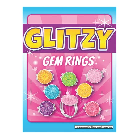 6 Vending Machine Toys - Bulk Vending Gem Metal Ring dc - Toys - Value Toys - Misc Value Toys - 12 Pieces