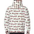 thumbnail image 7 of Pofeuu Christmas Train Print Mens Casual Hooded Collar Drawstring Hoodies Pullover Sweatshirts Casual Long Sleeve Shirts-4X-Large, 7 of 7