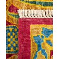 thumbnail image 2 of One of a Kind Hand Made Arts & Crafts Floral Wool Area Rug Purple 5 X 8, 2 of 5