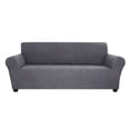 thumbnail image 1 of Sofá elástico Slipcover Spandex Sofá suave antideslizante Sofá Funda de 3 plazas Lavable para sala d Abanopi Gris oscuro, 1 of 7