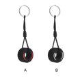 thumbnail image 4 of relayinert Keyring Handbag PVC Tire Pendant Keyring Bag Backpack Car Rearview Mirror Hanging Ornament white, 4 of 6