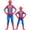 Red_b, variant on Superhero Full Body Costume, Halloween Spider Hero Cosplay Costume, Red and Blue Costume, Fashionable Film and Television Cosplay Jumpsuit