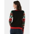 thumbnail image 3 of No Boundaries Christmas Sweater, Women's and Women's Plus, 3 of 5