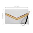 thumbnail image 2 of Stylish PU Envelope Clutch Bag for Women Party Handheld Purse, 2 of 5
