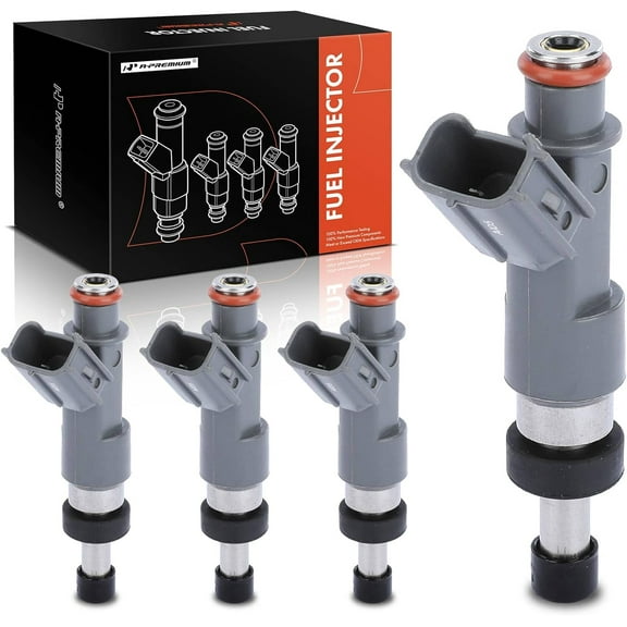 A-Premium Fuel Injectors Compatible with Toyota Tacoma 2005-2015, 4Runner 2010, L4 2.7L, Gas, Replace# 2320909045 4-PC Set