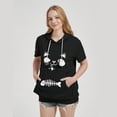 thumbnail image 2 of Pet Pouch Hoodie Shirt Short Sleeve Kitten Puppy Holder Thin Fall Hoodies Small Animal Carrier Sweatshirt for Women, 2 of 9