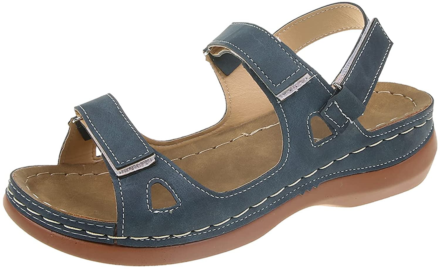 Kurv flyde tidsskrift Womens Walking Sandals – Comfortable Stylish Athletic Sandals with Arch  Support, for Hiking, Outdoors, Travel, Sports - Walmart.com