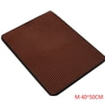 thumbnail image 1 of QualitChoice Pet litter Mat Double Layer Pad EVA Washable Home Large Flexible EVA Washable Pet Box Pan Cushion Odorless Rug brown M, 1 of 5