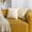 Yellow, variant on Sonive 2Pcs Throw Pillow Cover 20"×20", Fuzzy Decorative Fleece Cushion for Couch Home Deco, White