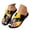 slippers 90#Yellow, variant on oqasdz Slippers for Women Fashion Open Toe Flat Slippers Soft Elegant Thin Strap Low Heel Patchwork Color Sandals for Summer Casual,Yellow