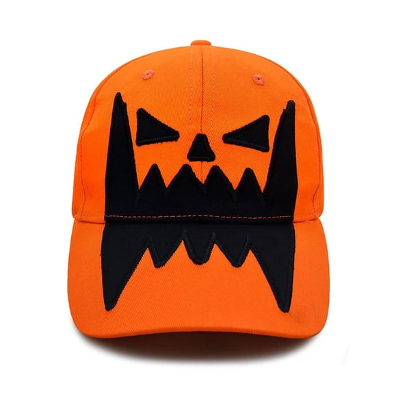 Vintage Baseball Cap Pumpkin‑pattern Adjustable Baseball Cap Cute Caps 1 PC
