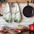 thumbnail image 6 of Spring Leaves Kitchen Towels Set of 4, Green Botanical Country Pastoral Plants Absorbent Dish Towels for Kitchen, Microfiber Hand Towel, Quick Drying Tea Towel for Cleaning Decorative Dishcloths, 6 of 7