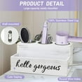 thumbnail image 3 of Hair Styling Tools Organizer with Drawer for Blow Dryer and Accessories, Countertop Vanity Storage for Bathroom and Kitchen, 3 of 10