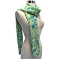 thumbnail image 5 of Blue Floral Print Summer Scarf, 5 of 7