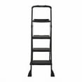 thumbnail image 6 of Cosco  60.98 x 21.65 x 3.31 in. 250 lbs Capacity 3 Step Steel Folding Step Stool  Black - Pack of 2, 6 of 6