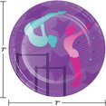 thumbnail image 2 of Creative Converting 346255 7 in. Gymnastics Party Dessert Plates - 96 Count, 2 of 3