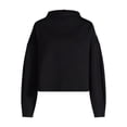 thumbnail image 5 of Scoop Women's New Scubaknit Zip Neck Top, Sizes XS-XXL, 5 of 5