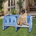 thumbnail image 4 of PP Dog Bed Pet Sofa 78.5x48x40cm Resistant Scratch for Daily Use Weight Capacity Basic Blue, 4 of 10