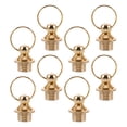 thumbnail image 1 of CTIRCHIU 8pcs Small Brass Decorative Gourd Bottle Covers Copper Caps For Crafts Leak Prevention And Protection, 1 of 8