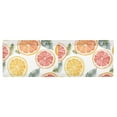 thumbnail image 6 of Yayeee Kitchen Valance Rod Pocket 54" x 18" Living Room Window Curtain, Candy Grapefruit Slices, 6 of 6