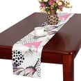 thumbnail image 2 of MKHERT Marble Textures Butterfly Table Runner for Kitchen Wedding Party Home Decor 16x72 inch, 2 of 4