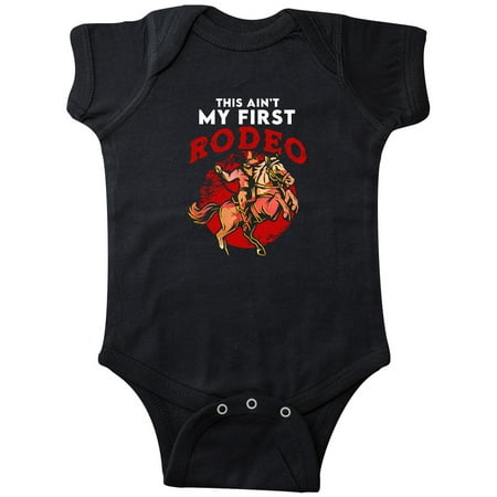 

Inktastic Funny First Rodeo Cowboy Gift Baby Boy or Baby Girl Bodysuit