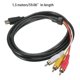thumbnail image 5 of For Hdmi To Rca Cable, For Hdmi Male To 3-rca Male Video Audio Av Cable Connector Adapter Transmitter For Hdtv,5ft/1.5m, 5 of 5