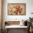 thumbnail image 3 of Elephant Stock Parisian Flowers Iii Wall Art - Horizontal Canvas Wall Art - Living Room Wall Decor - Floral And Botanical Canvas - Green And Pink Decor By Danhui Nai - 45" x 30", 3 of 8