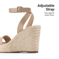 thumbnail image 3 of DREAM PAIRS Women's Open Toe Platform Sandals Adjustable Buckle Ankle Strap Comfortable Summer Espadrille Wooden Heeled Wedge Fashion Dressy Shoes, 3 of 6