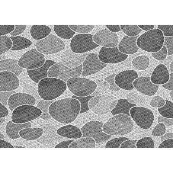 Ahgly Company Machine Washable Indoor Rectangle Transitional Smokey Gray Area Rugs, 2' x 4'