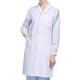 thumbnail image 2 of Traje de de laboratorio con bolsillos grandes, uniforme blanco para científico de química biológica Manga larga S Yinane Bata de laboratorio blanca, 2 of 8
