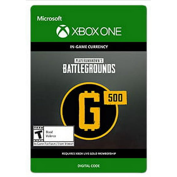 PUBG 500 G-Coins - Xbox One Digital