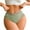 Green, variant on String Bikini Panties Women High Waisted Sports Shorts Knitted Fashionable Casual Pants Underwear for Women Briefs Yellow XL