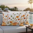 thumbnail image 2 of Outdoor Pillow Covers 20x12 Set of 2, Orange Green Fall Waterproof Patio Throw Pillow Covers for Couch Sofa Chair, Thanksgiving Pumpkins Maple Leaf Decorative Pillowcases for Throw Pillows, 2 of 9